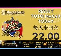 Live Draw Toto Macau 4D Hari Ini Jam 22.00